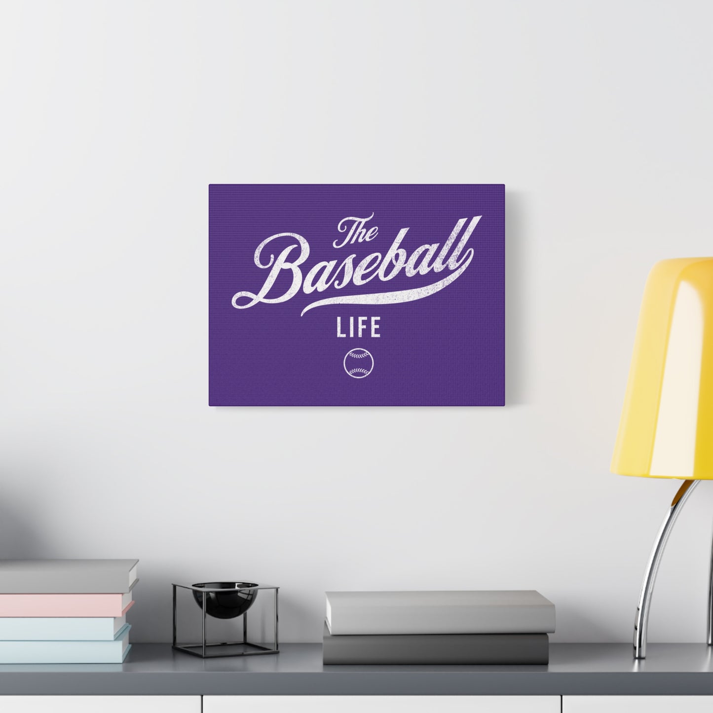 Wall Art Canvas_Purple w White