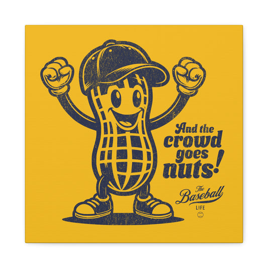 Crowd Goes Nuts Wall Art Canvas_Yellow Gold