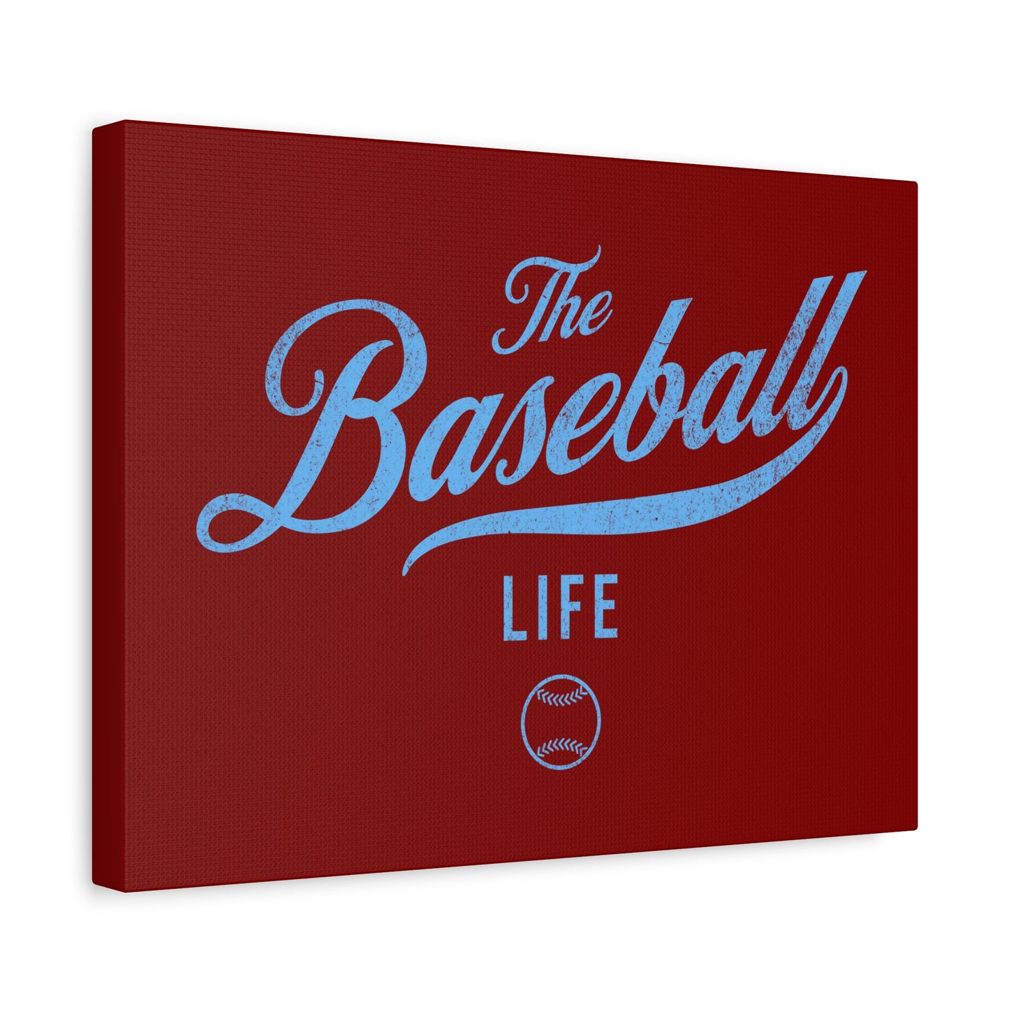 Wall Art Canvas_Maroon w Carolina Blue