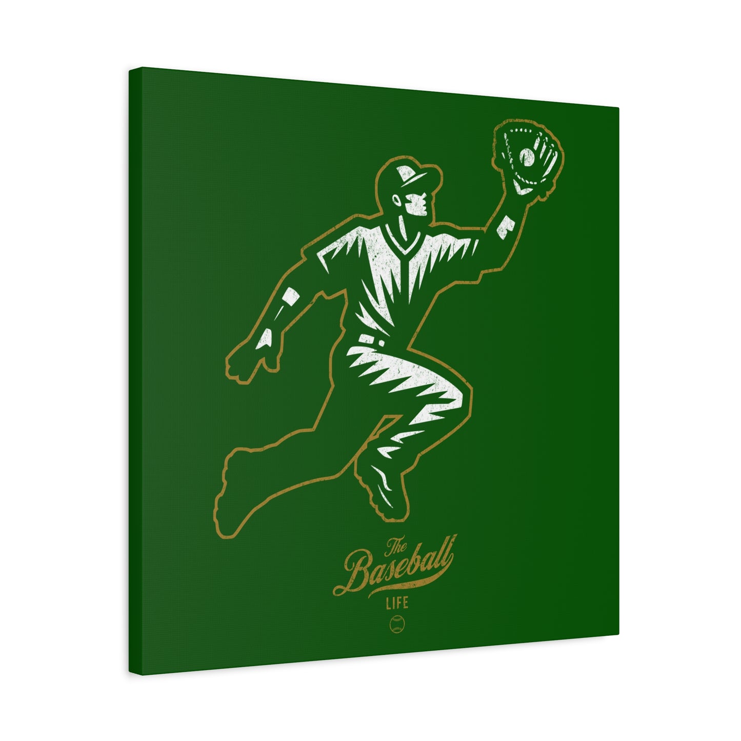 Player Icon Wall Art Canvas_Dark Green