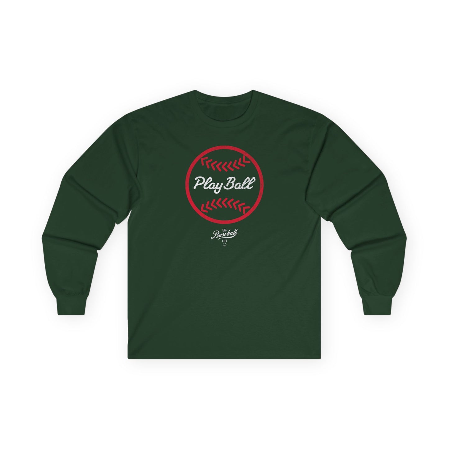 Play Ball Graphic Baseball Long-Sleeve