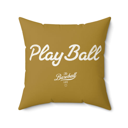 Accent Pillow_Play Ball_Old Gold