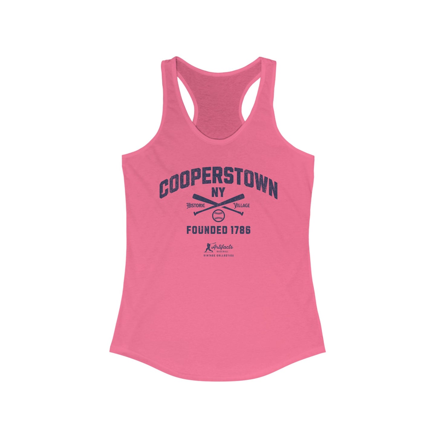 Cooperstown NY_Artifacts Baseball Collection Racerback Tank