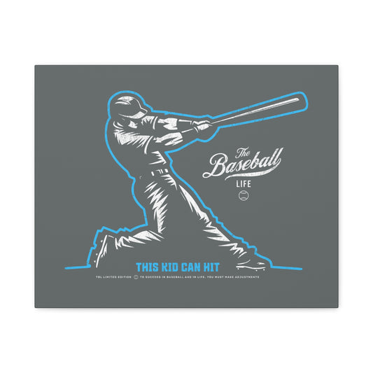This Kid Can Hit Wall Art Canvas_Dark Gray