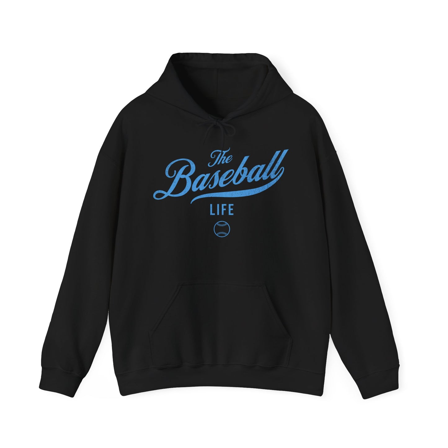 The Baseball Life Hoodie_Carolina Blue Print