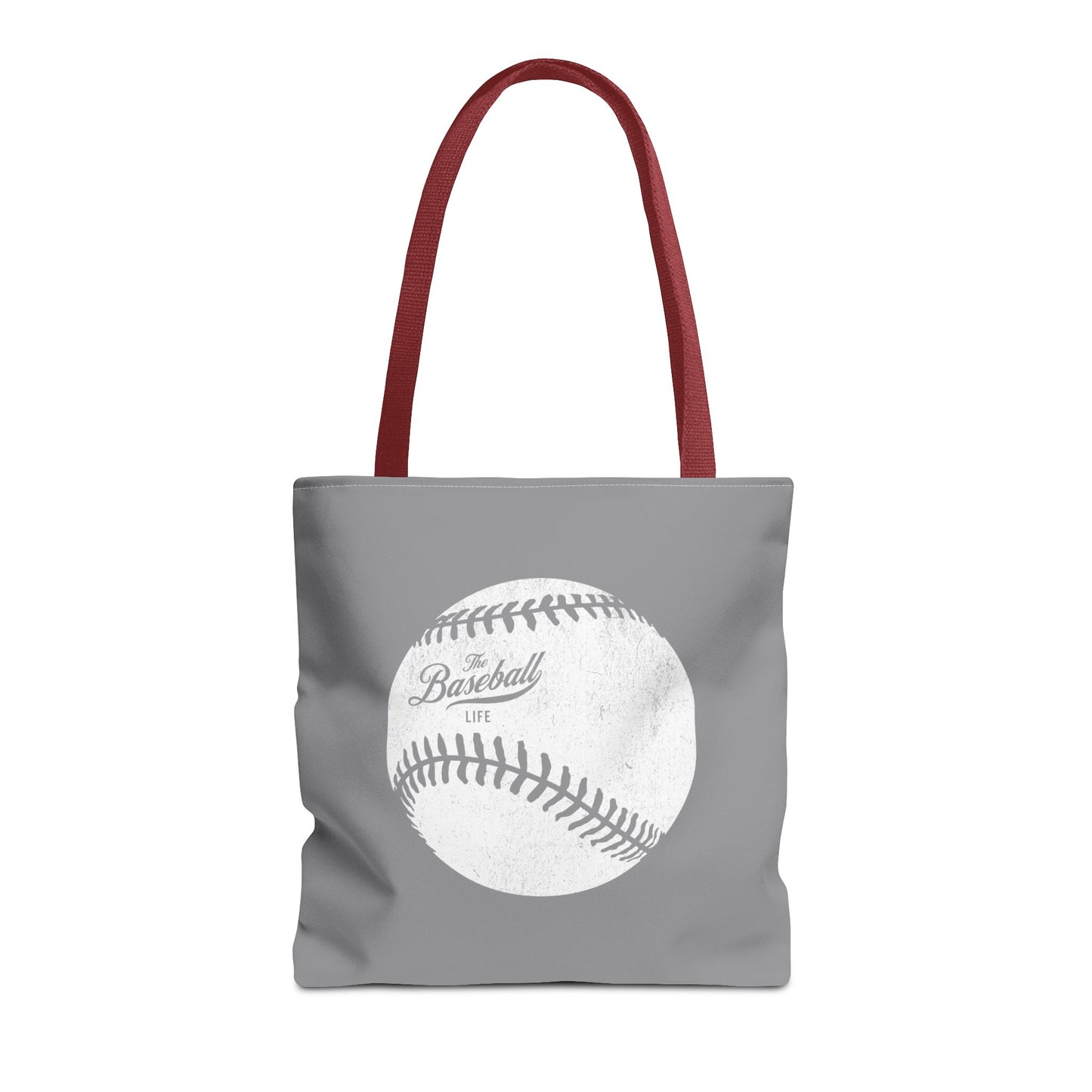 Weathered Baseball Tote Bag_Medium Gray