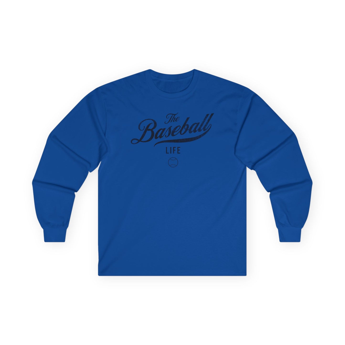 The Baseball Life Long Sleeve T-Shirt_Black Print