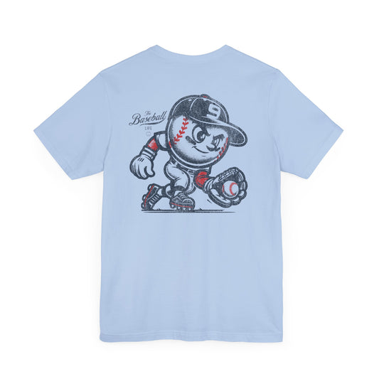 Mr. Baseball Mascot Fielding T-Shirt