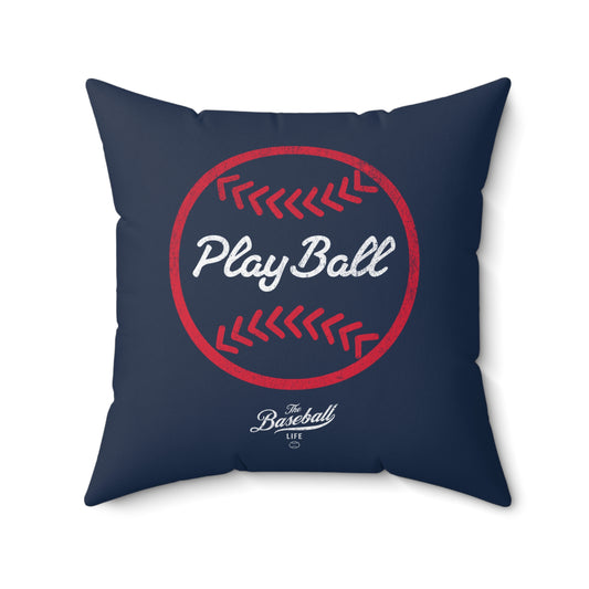 Accent Pillow_Play Ball Graphic Baseball_Navy