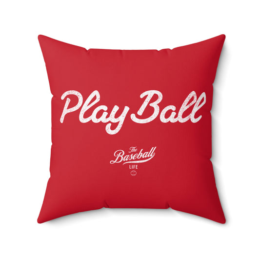Accent Pillow_Play Ball_Red