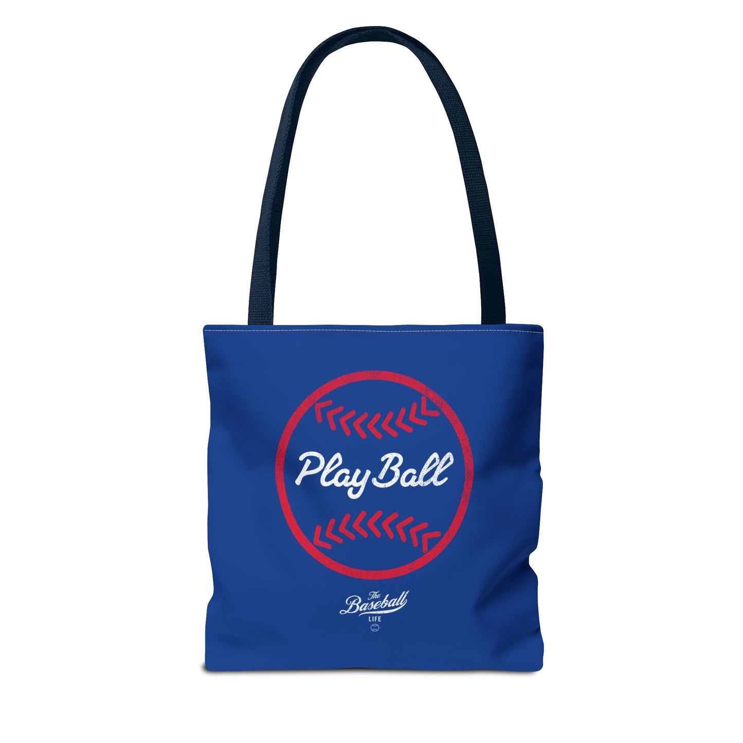 Baseball Icon Play Ball Tote Bag_Royal Blue