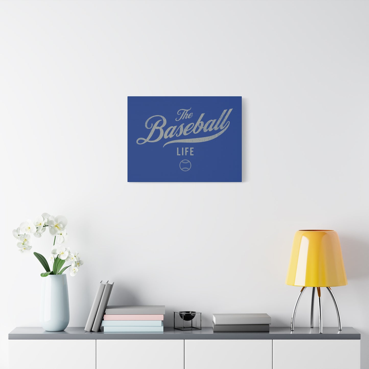 Wall Art Canvas_Royal w Silver Gray
