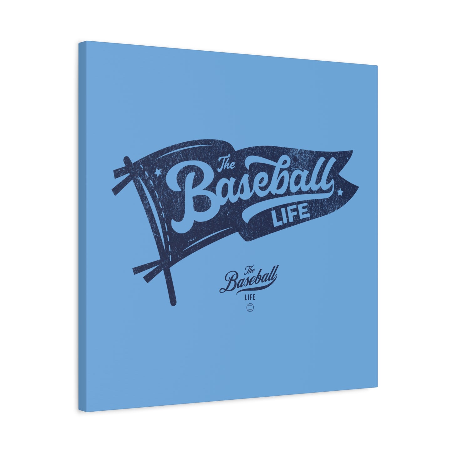 Classic Pennant_Navy Print Wall Art Canvas