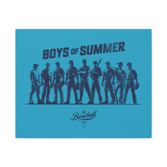 Boys of Summer Wall Art Canvas_Aqua