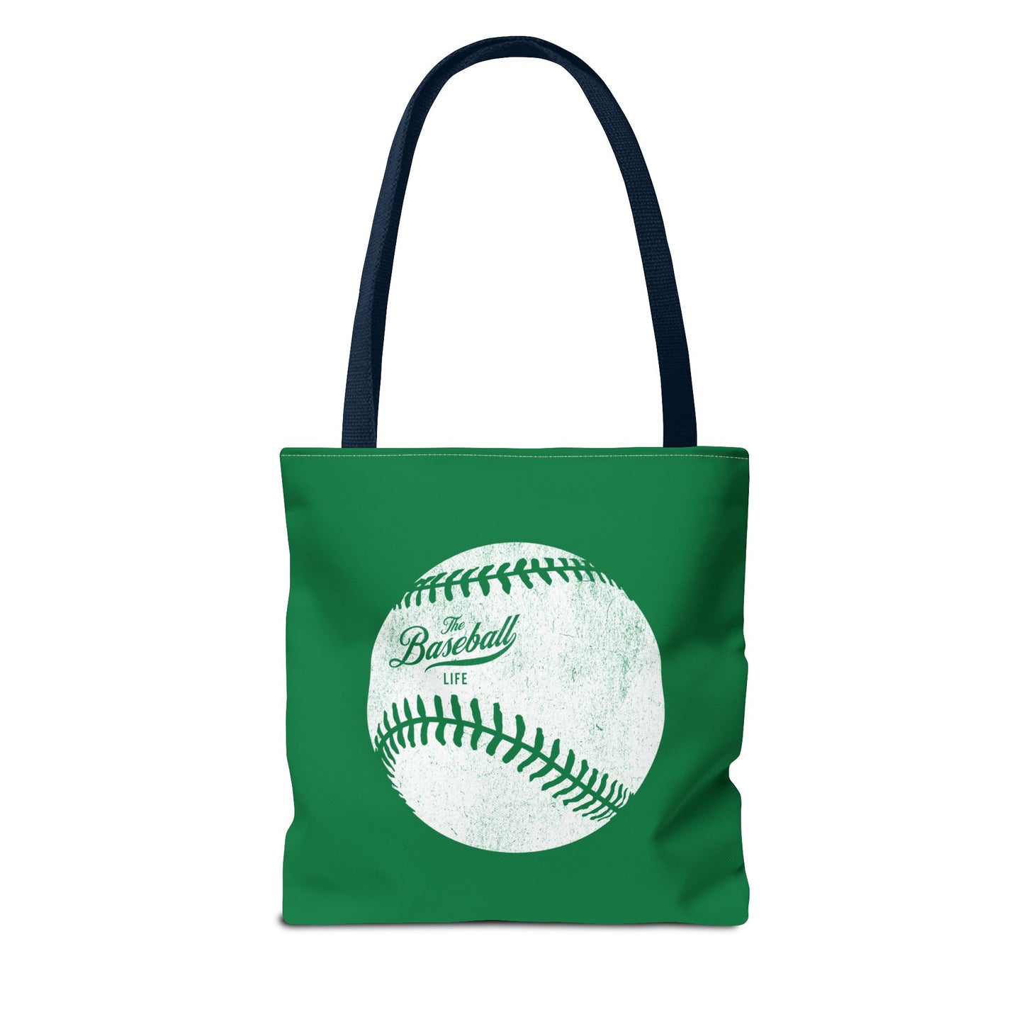 Weathered Baseball Tote Bag_Green