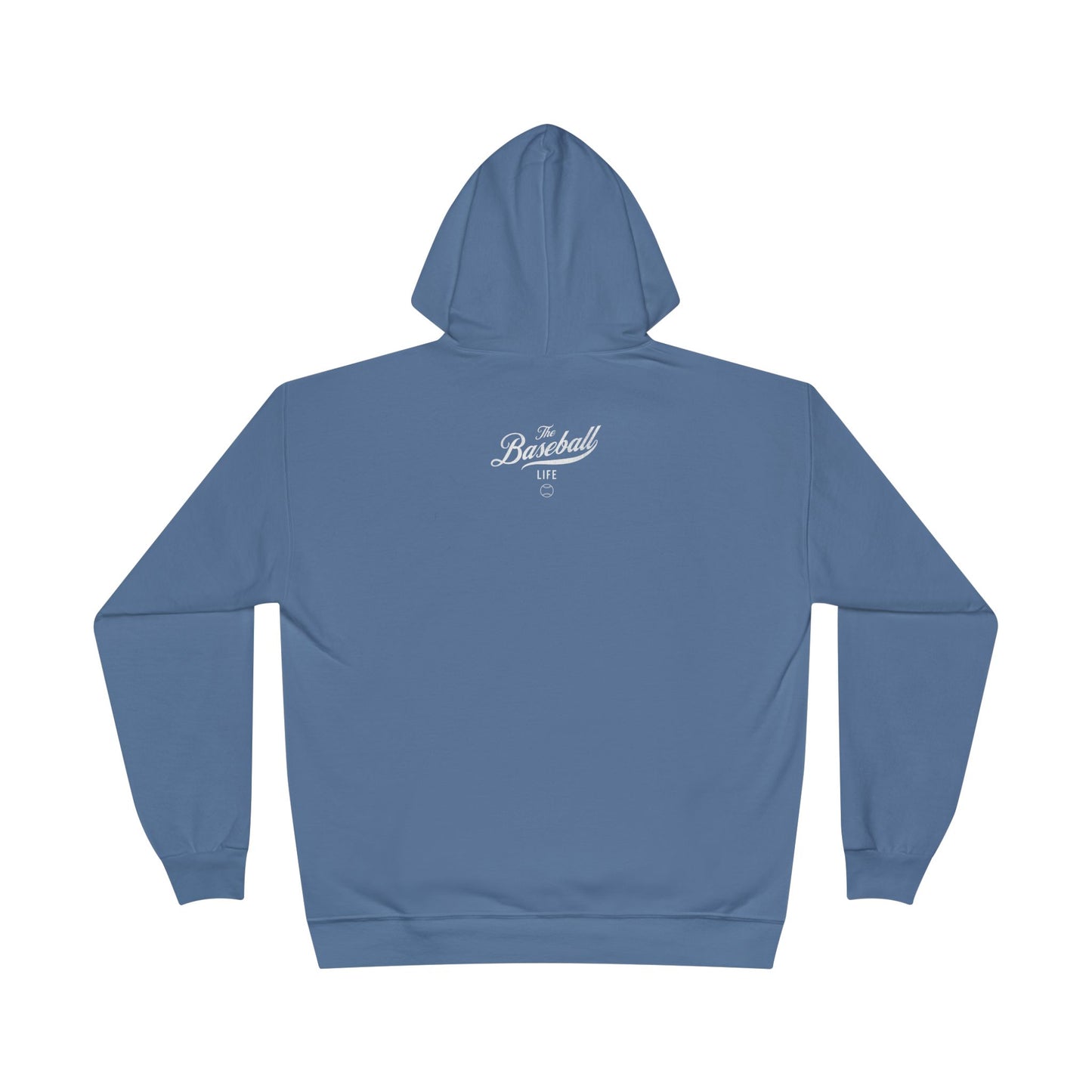 The Baseball Life Hoodie w/Grommets_White Print