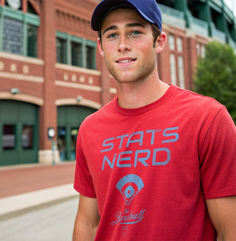 Stats Nerd Baseball T-Shirt