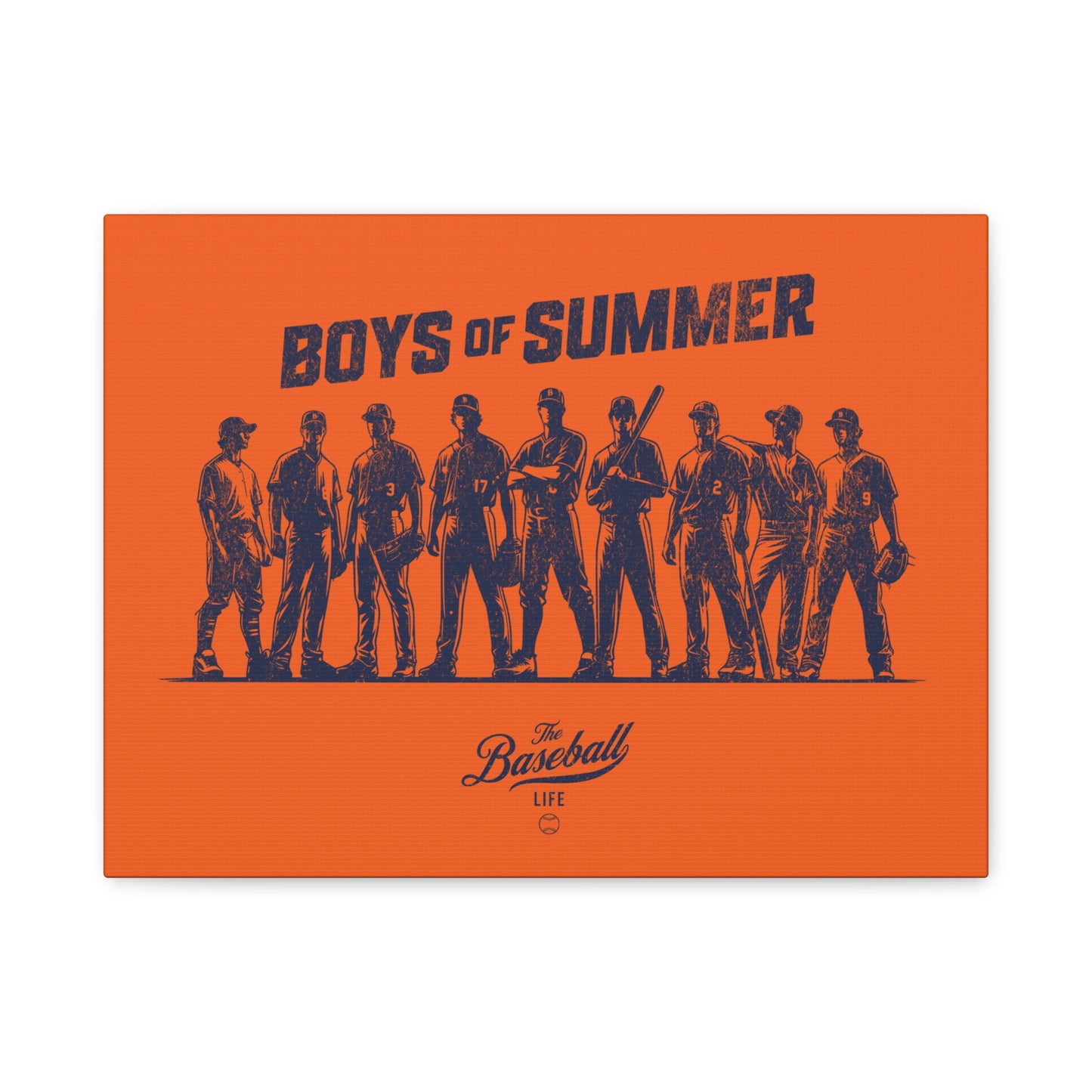Boys of Summer Wall Art Canvas_Orange