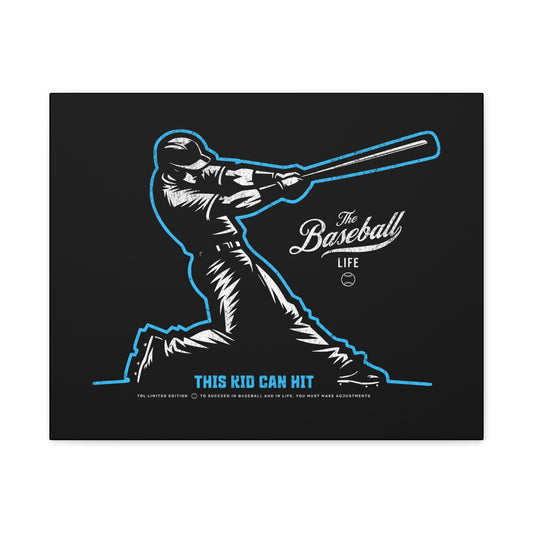 This Kid Can Hit Wall Art Canvas_Black