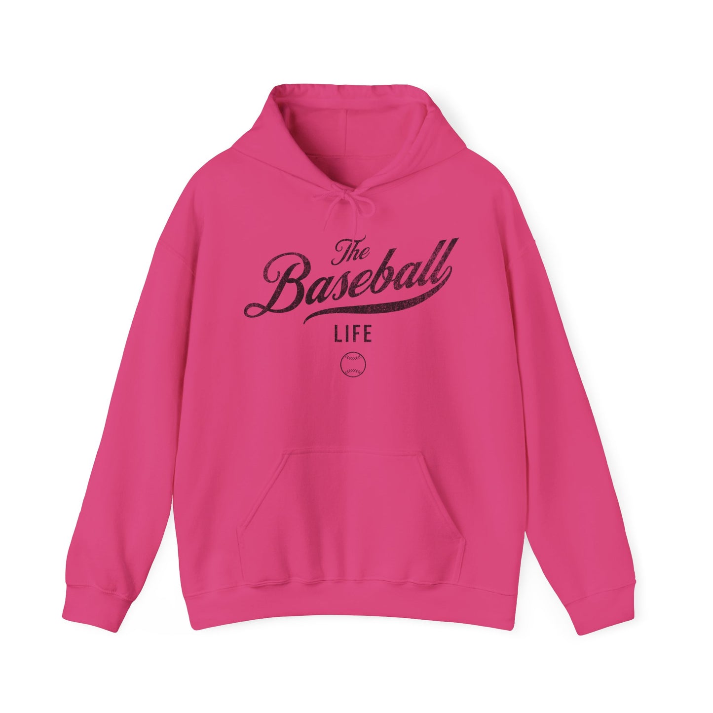 The Baseball Life Hoodie_Black Print