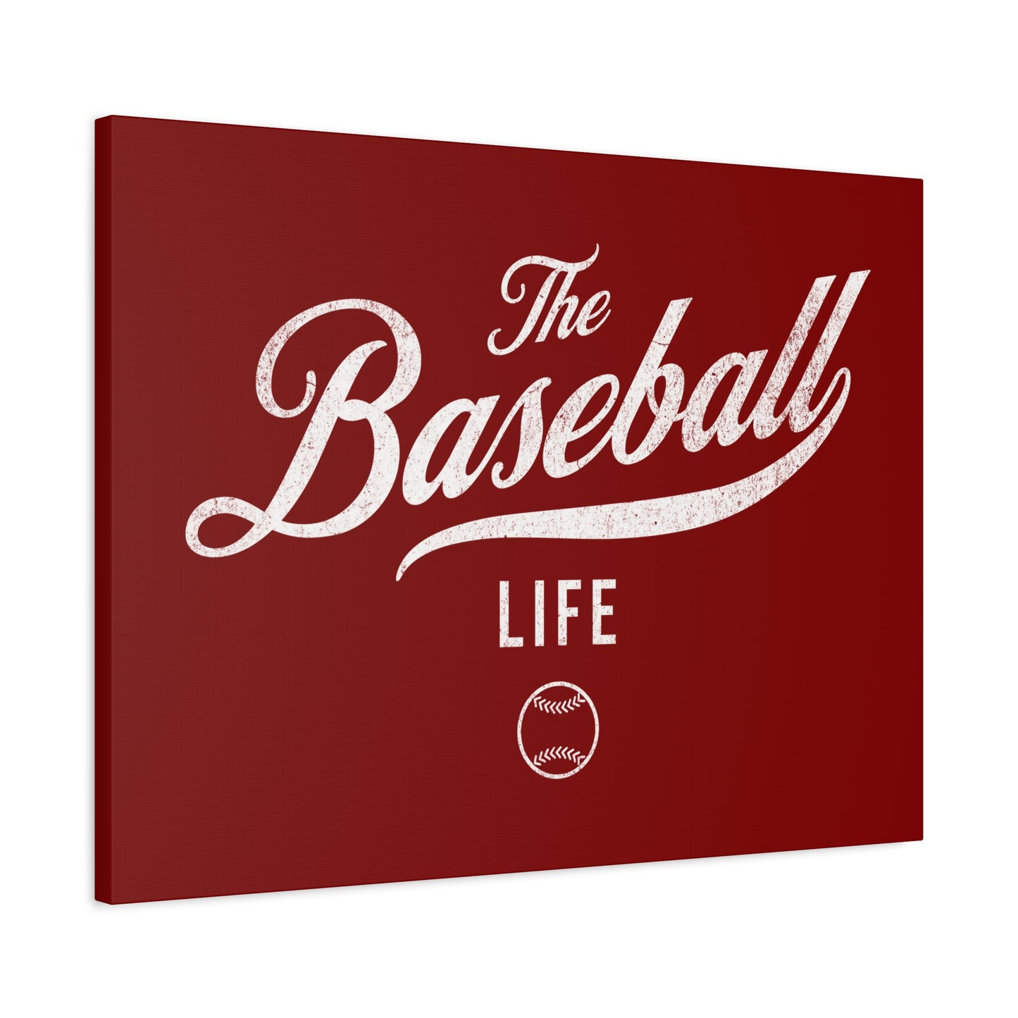 Wall Art Canvas_Maroon w White