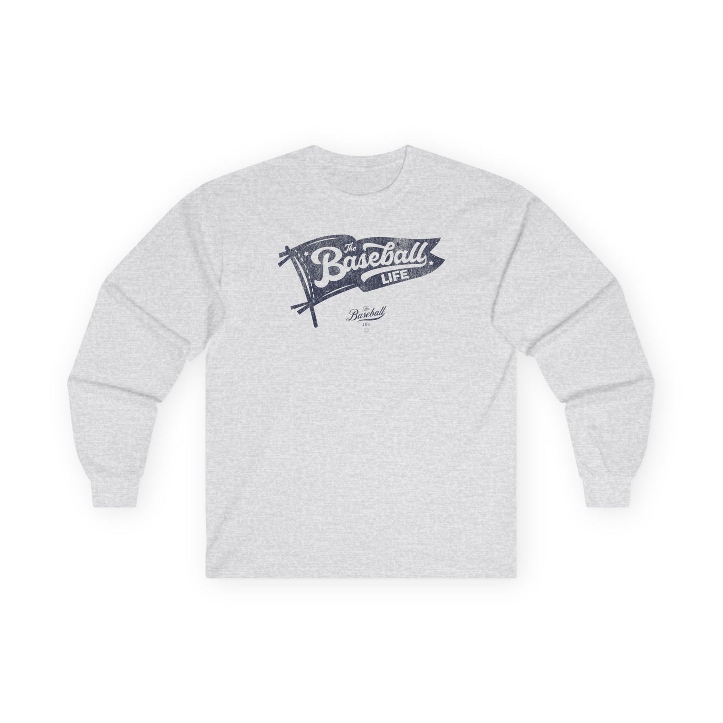Classic Pennant_Navy Print Long-Sleeve
