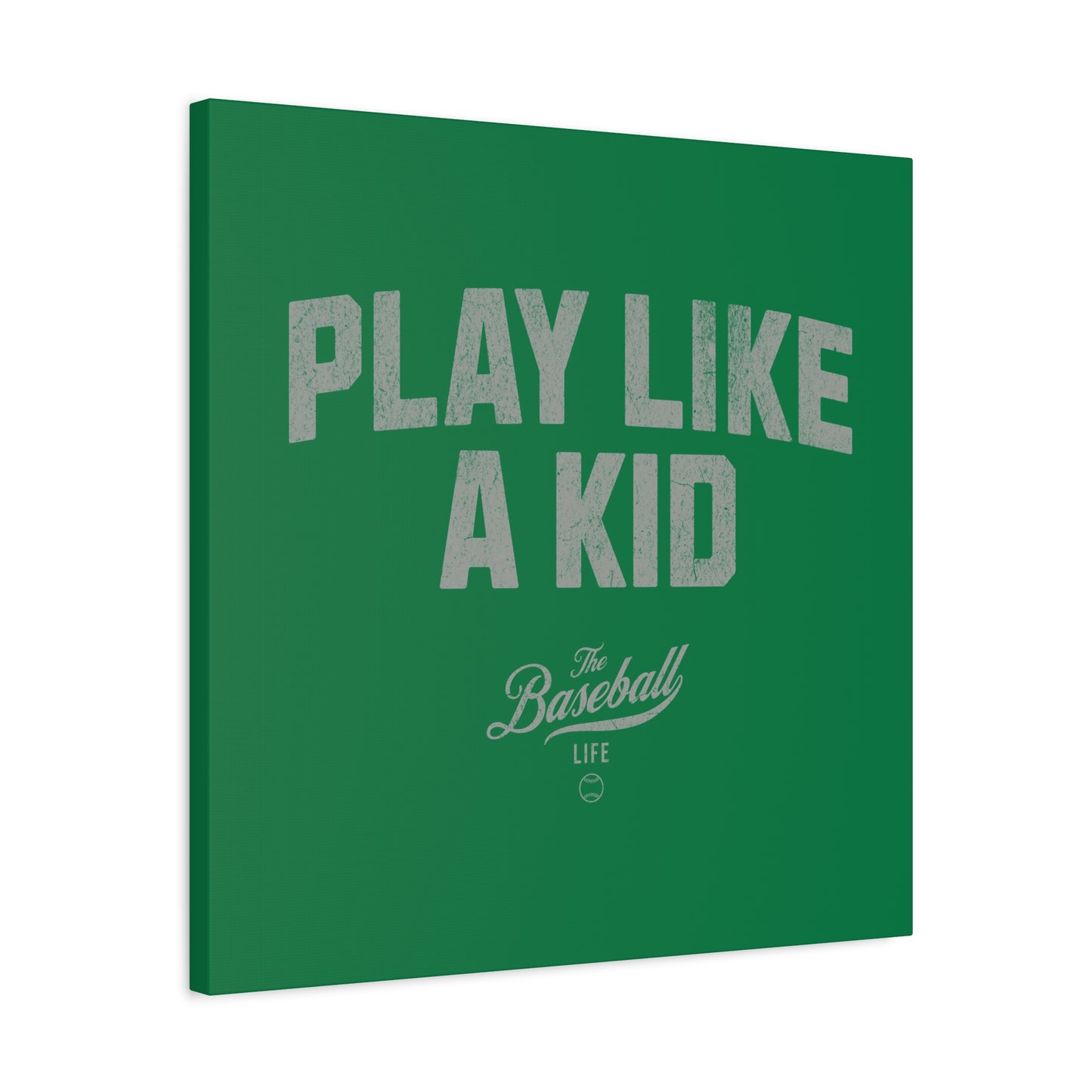 Play Like A Kid Wall Art Canvas_Green