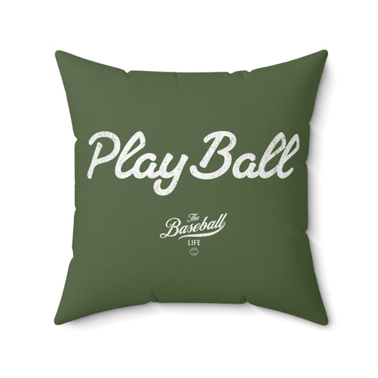 Accent Pillow_Play Ball_Military Green