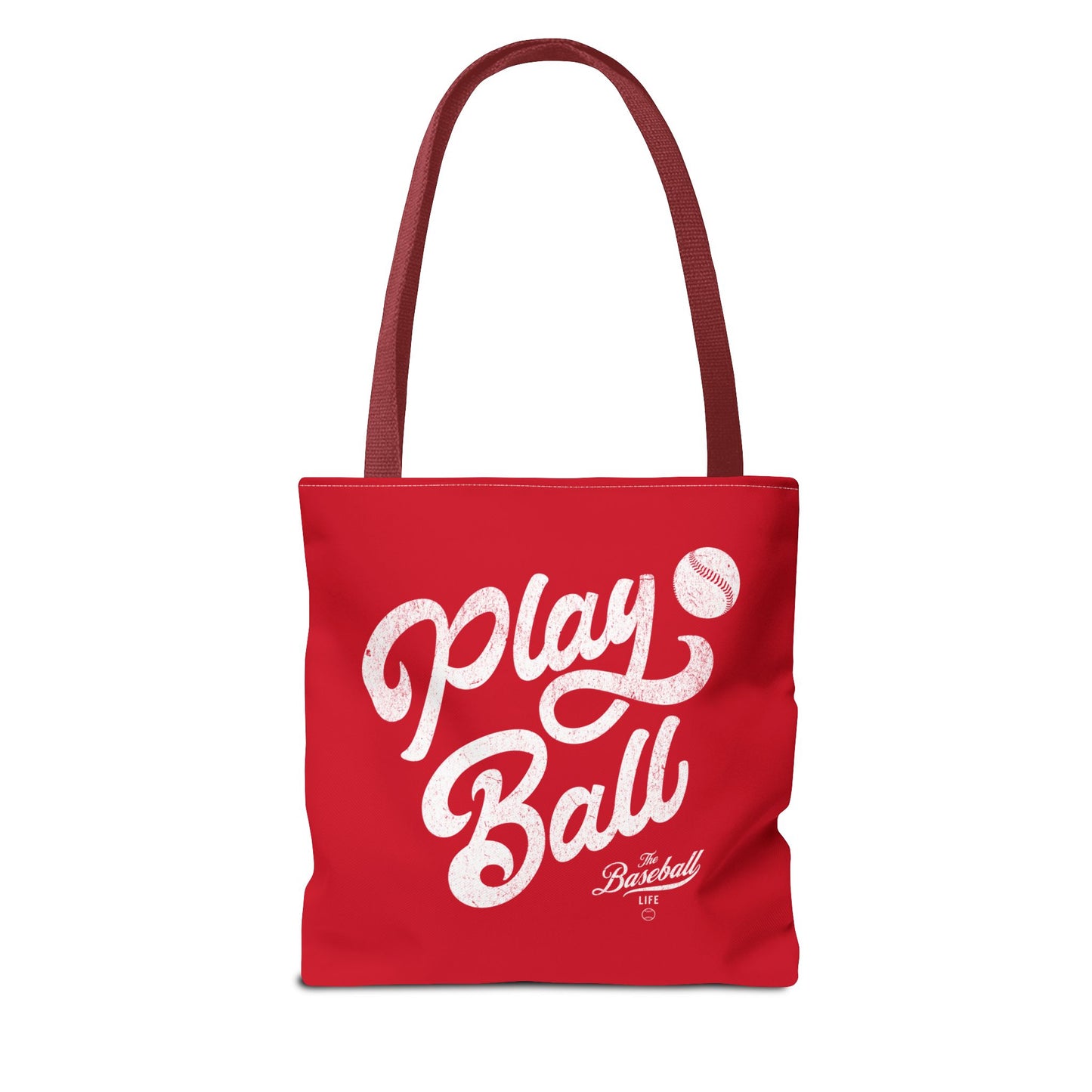 Play Ball Script Tote Bag