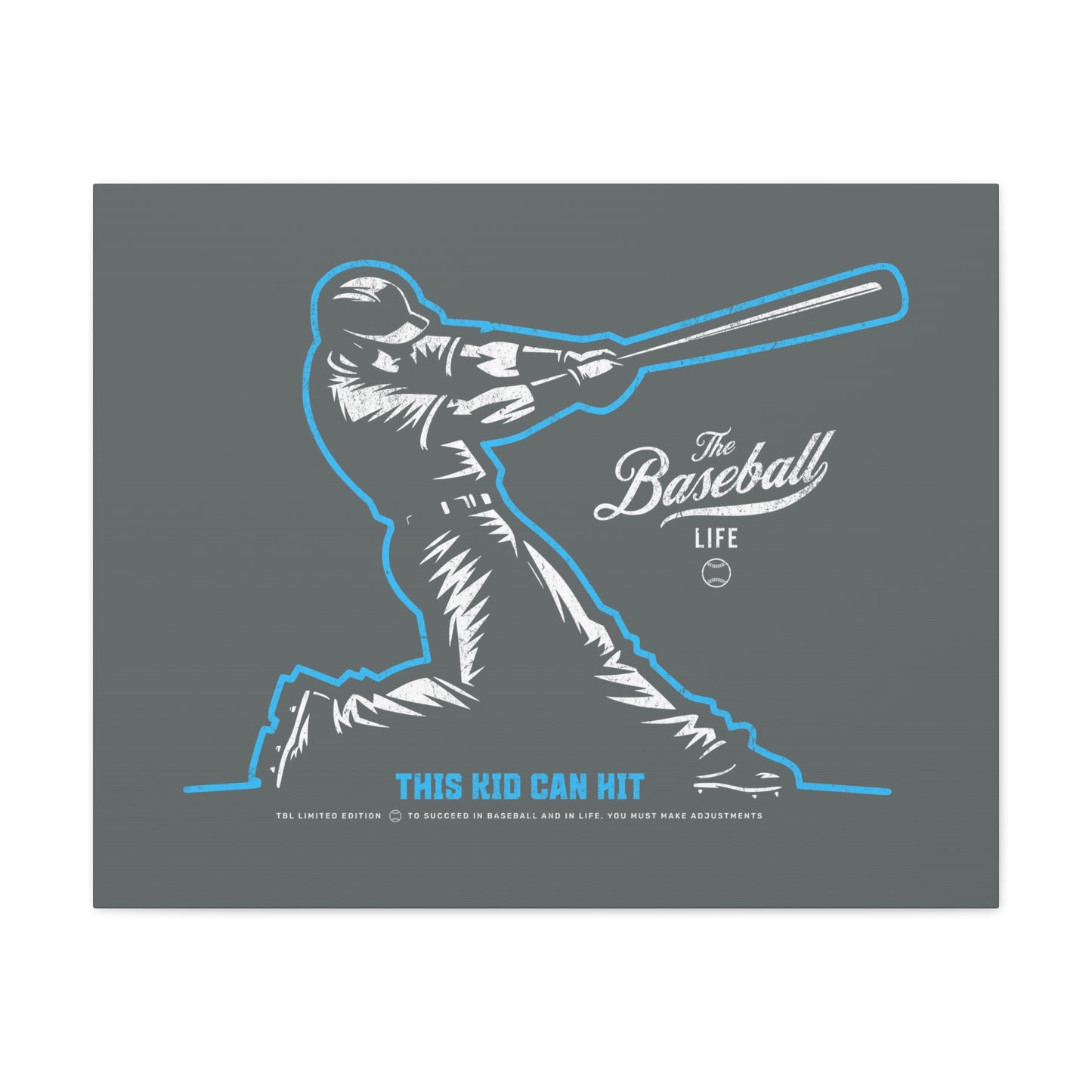 This Kid Can Hit Wall Art Canvas_Dark Gray