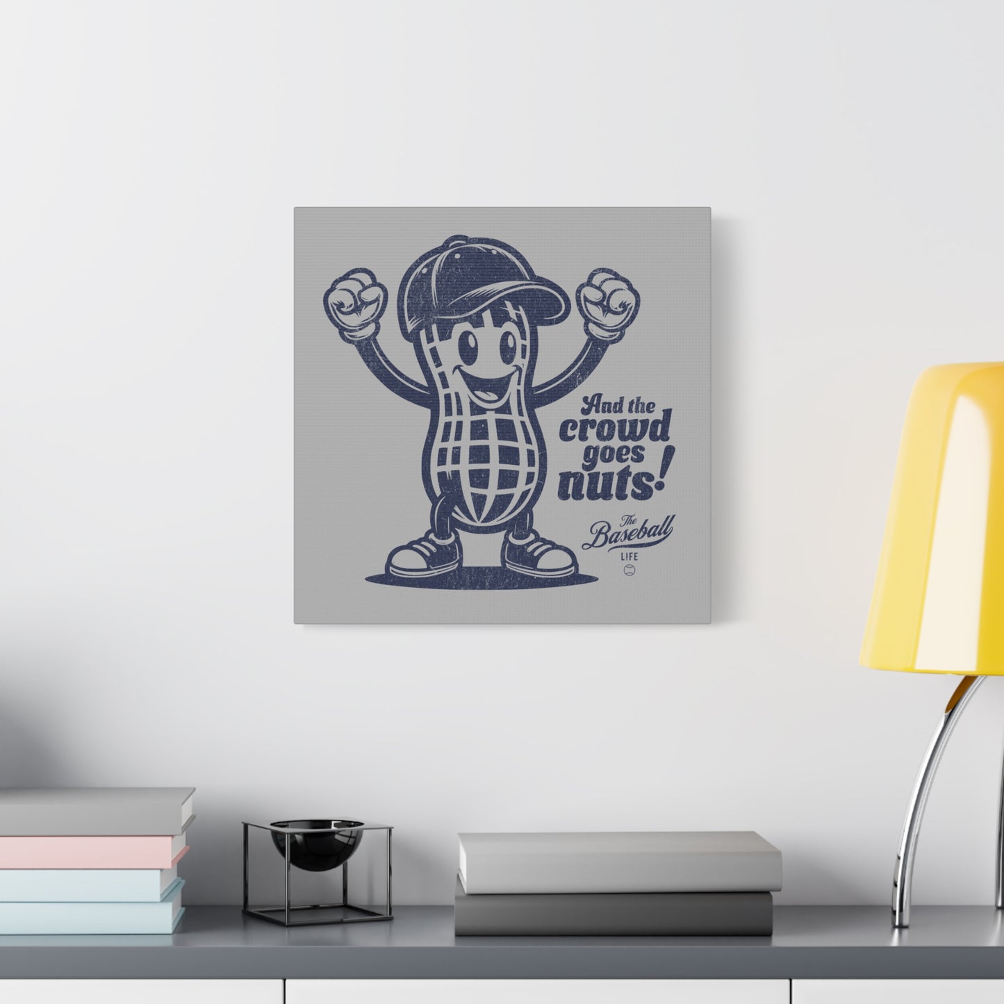 Crowd Goes Nuts Wall Art Canvas_Silver Gray