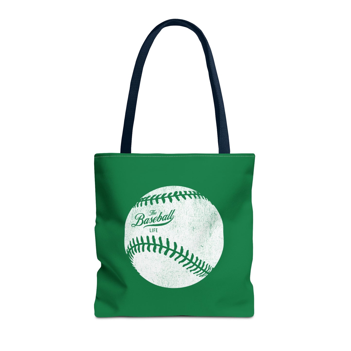 Weathered Baseball Tote Bag_Green