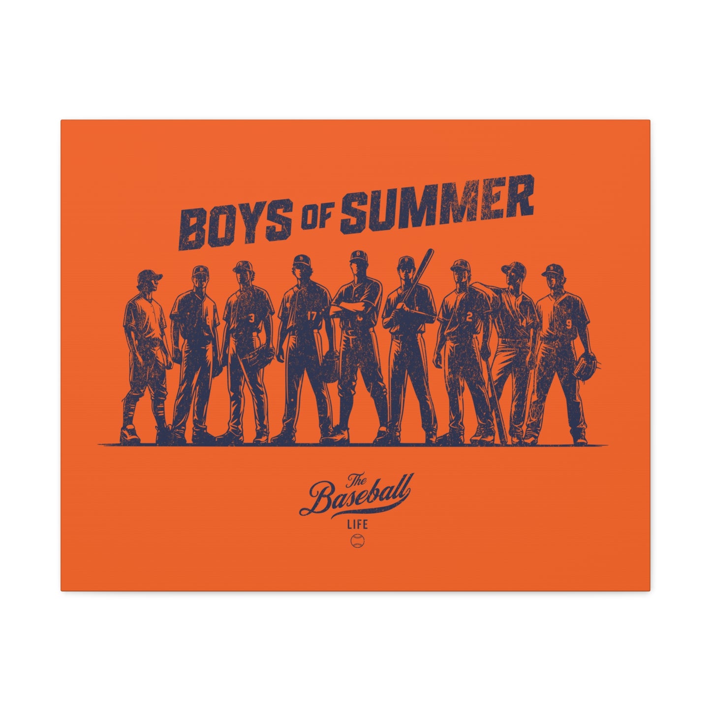 Boys of Summer Wall Art Canvas_Orange