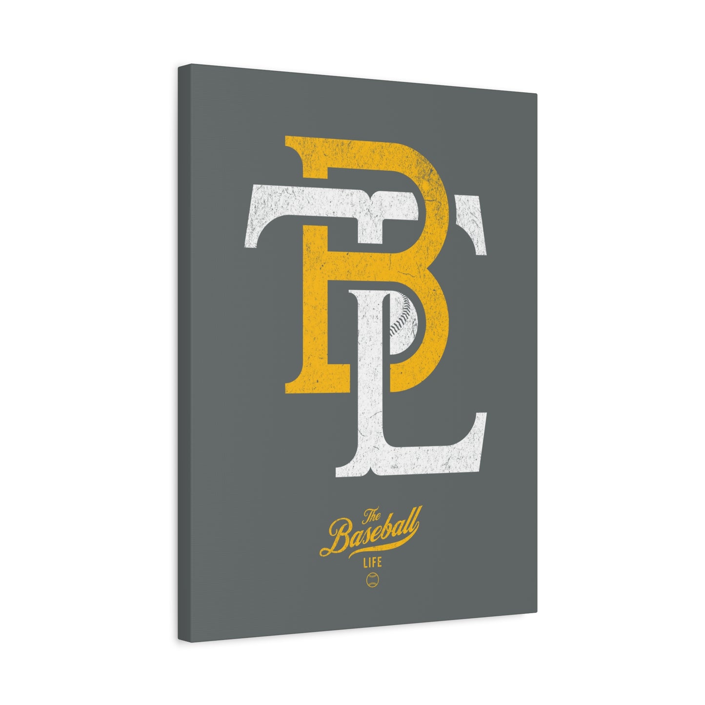 TBL Insignia Wall Art Canvas_Gray
