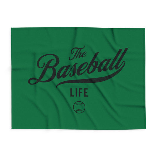 Fleece Blanket_Green w Black Print