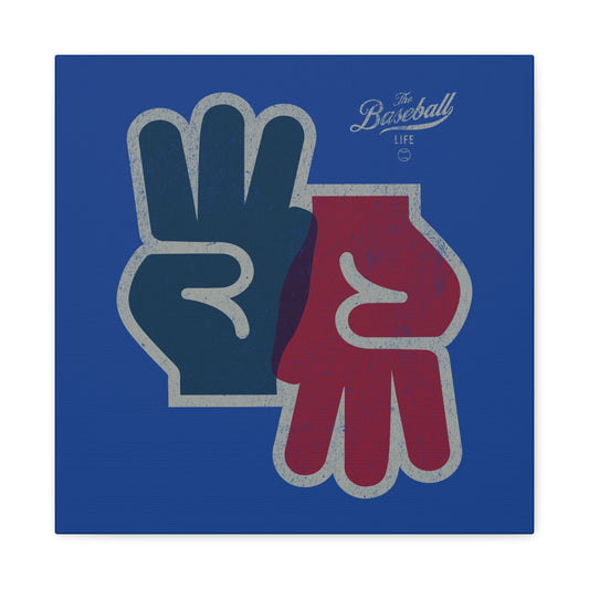 3 Up, 3 Down Wall Art Canvas