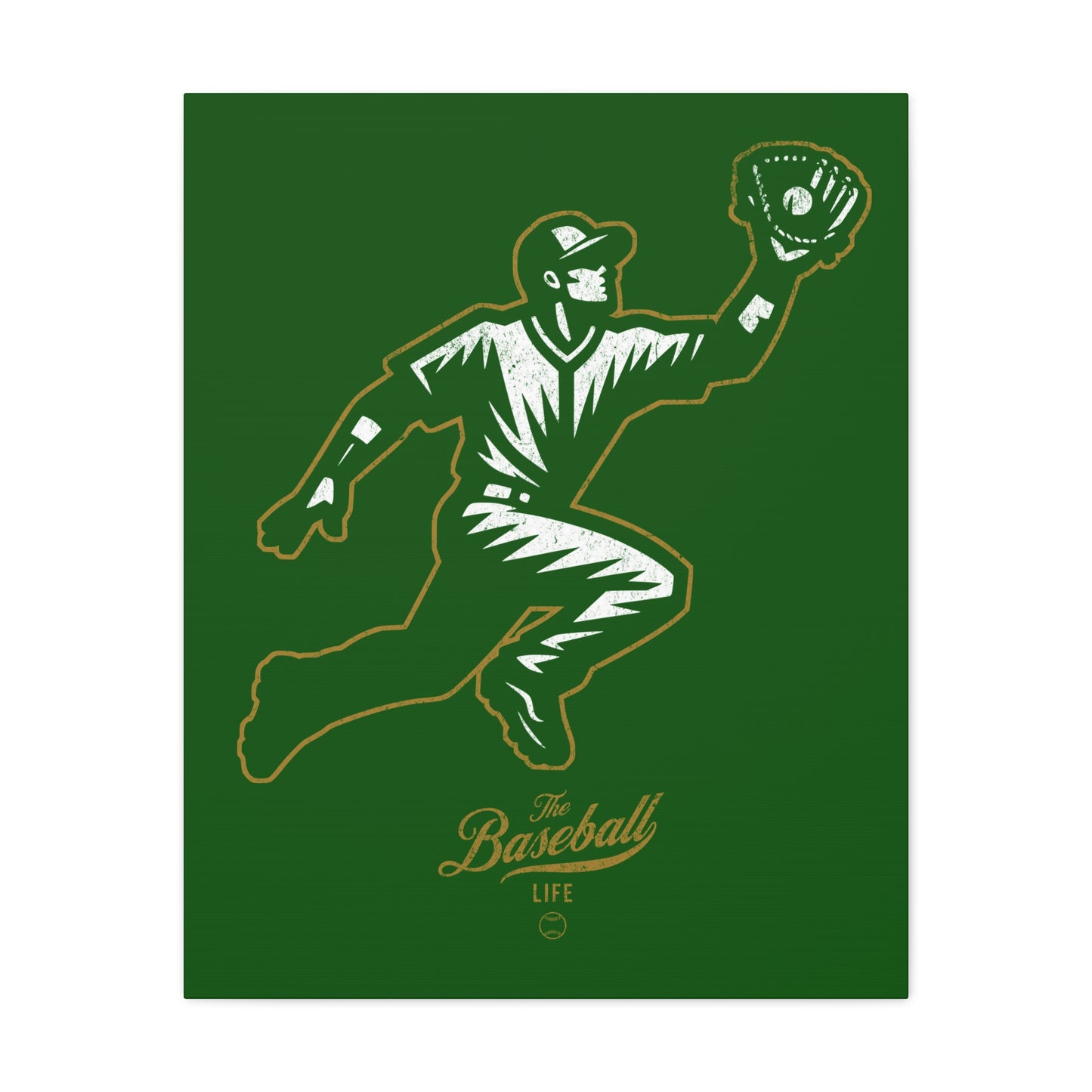 Player Icon Wall Art Canvas_Dark Green