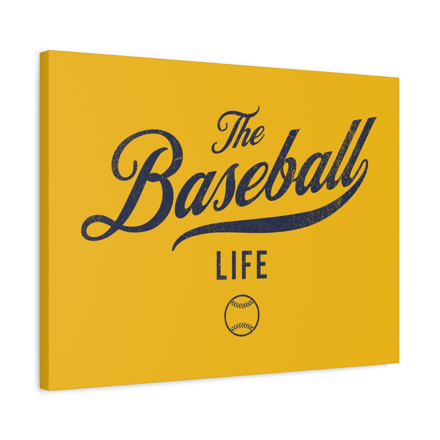 Wall Art Canvas_Yellow Gold w Navy