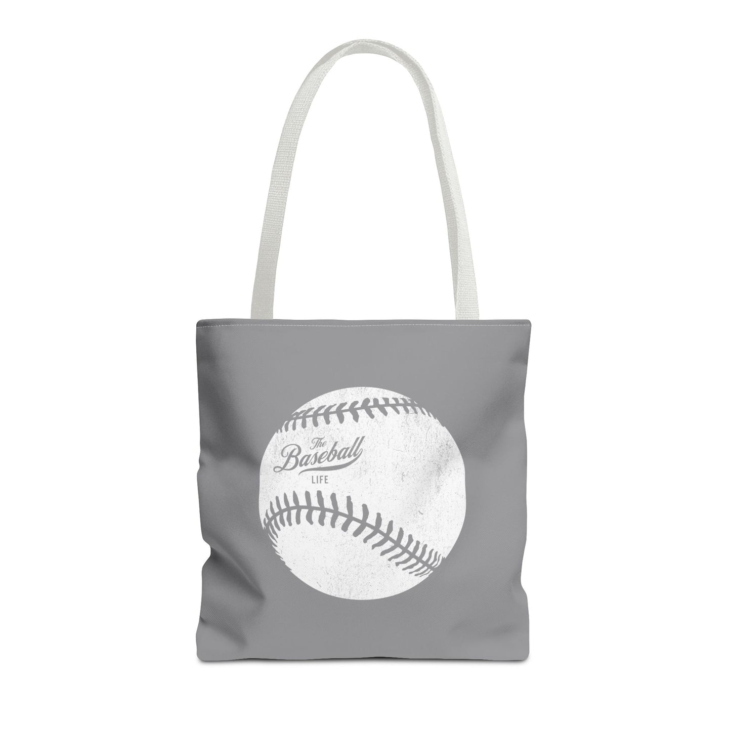 Weathered Baseball Tote Bag_Medium Gray
