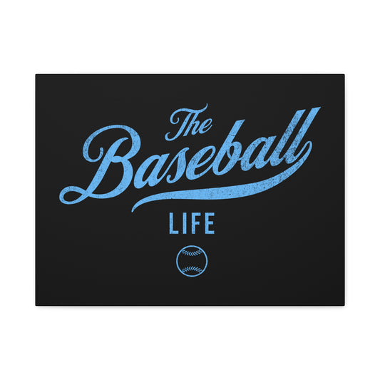 Wall Art Canvas_Black w Carolina Blue