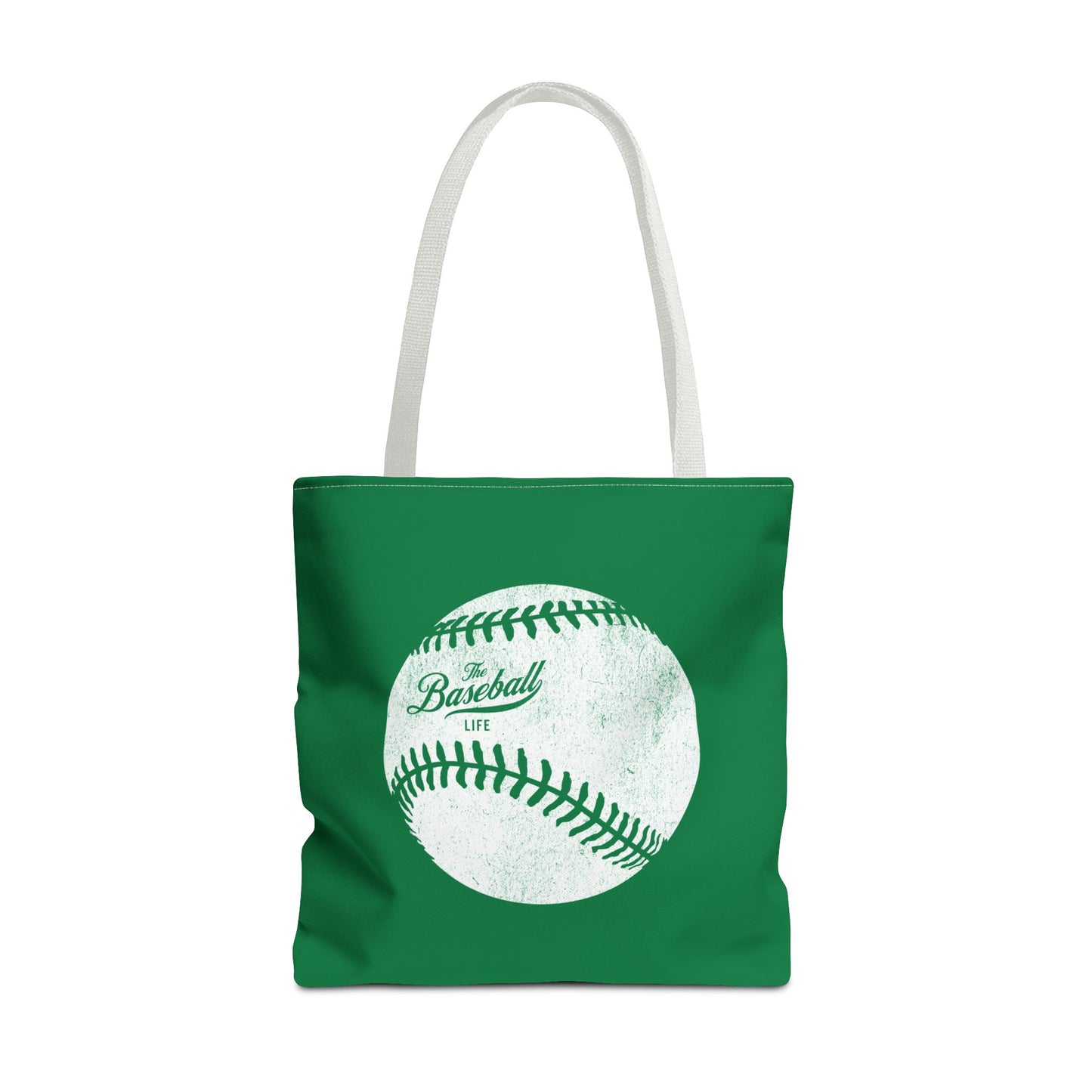 Weathered Baseball Tote Bag_Green