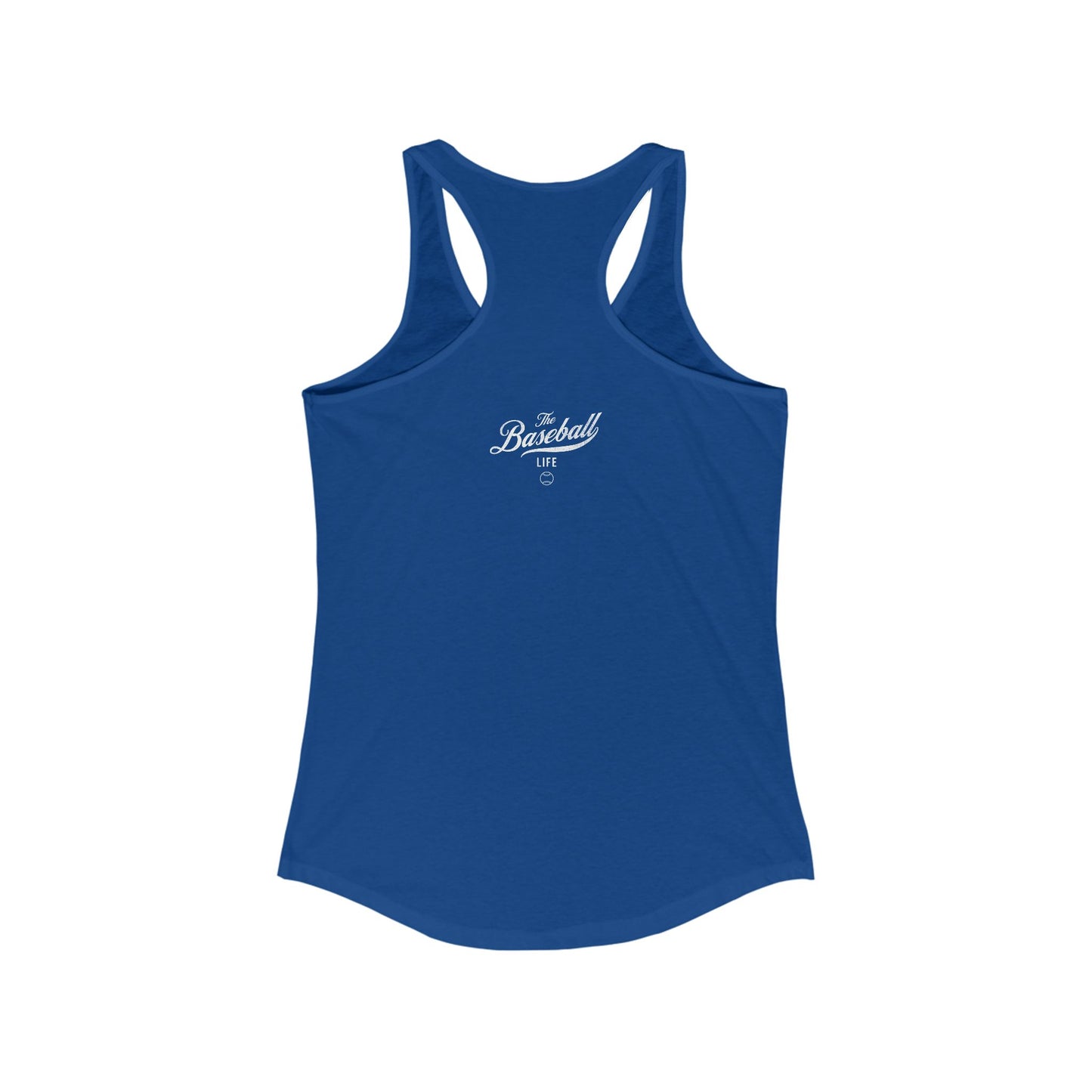 The Baseball Life Classic Script Tank_White Print