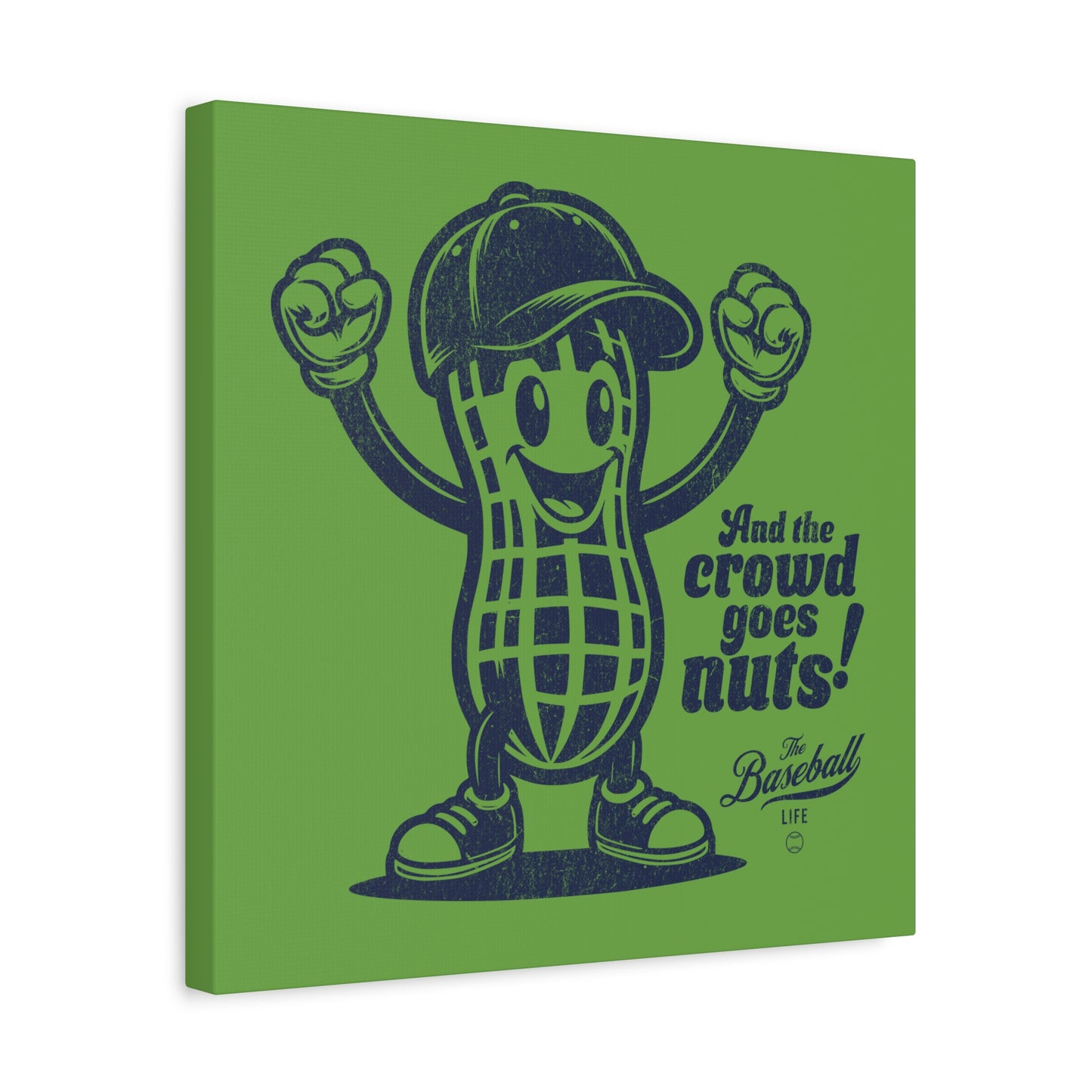 Crowd Goes Nuts Wall Art Canvas_Grass Green