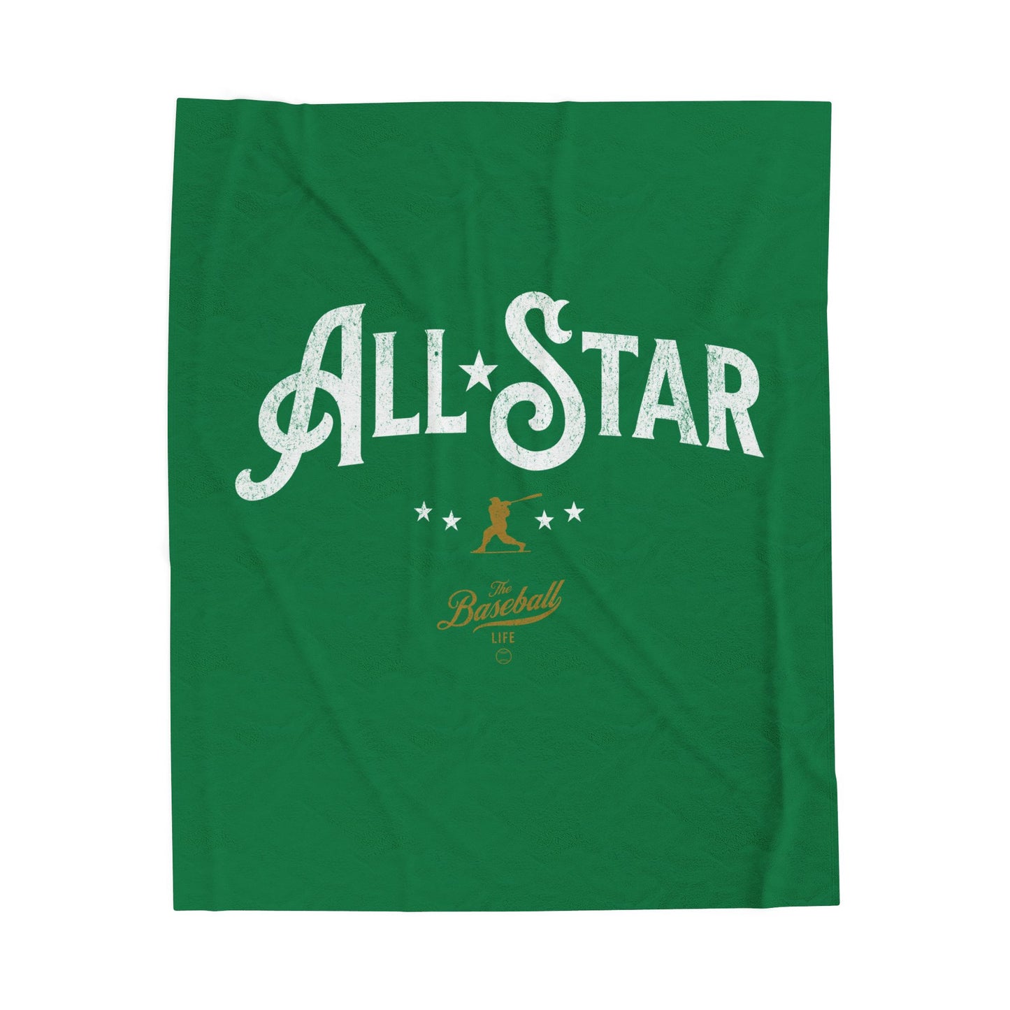 Velveteen Plush Blanket_All-Star_Green