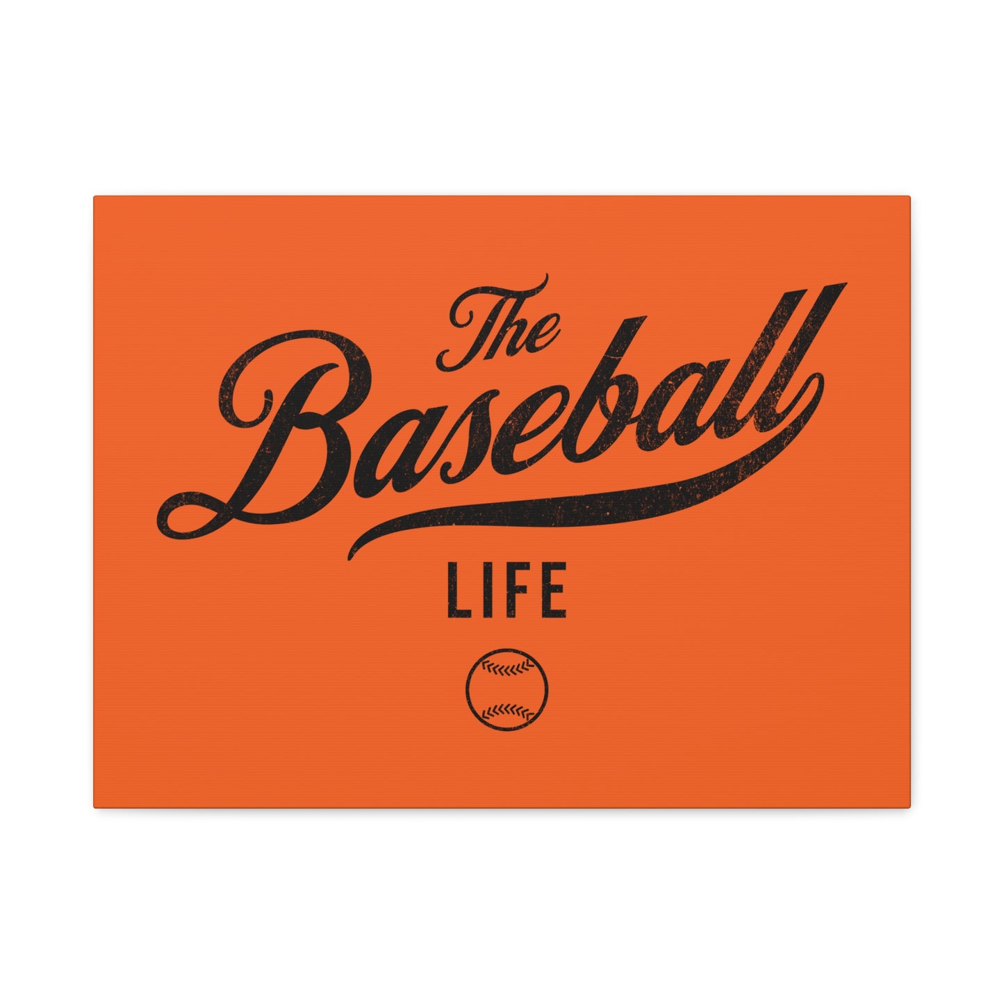 Wall Art Canvas_Orange w Black