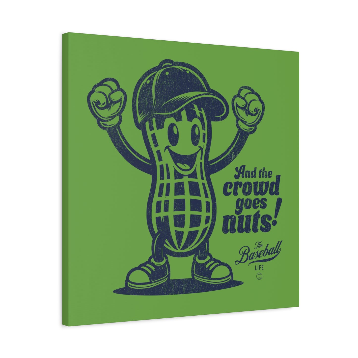 Crowd Goes Nuts Wall Art Canvas_Grass Green