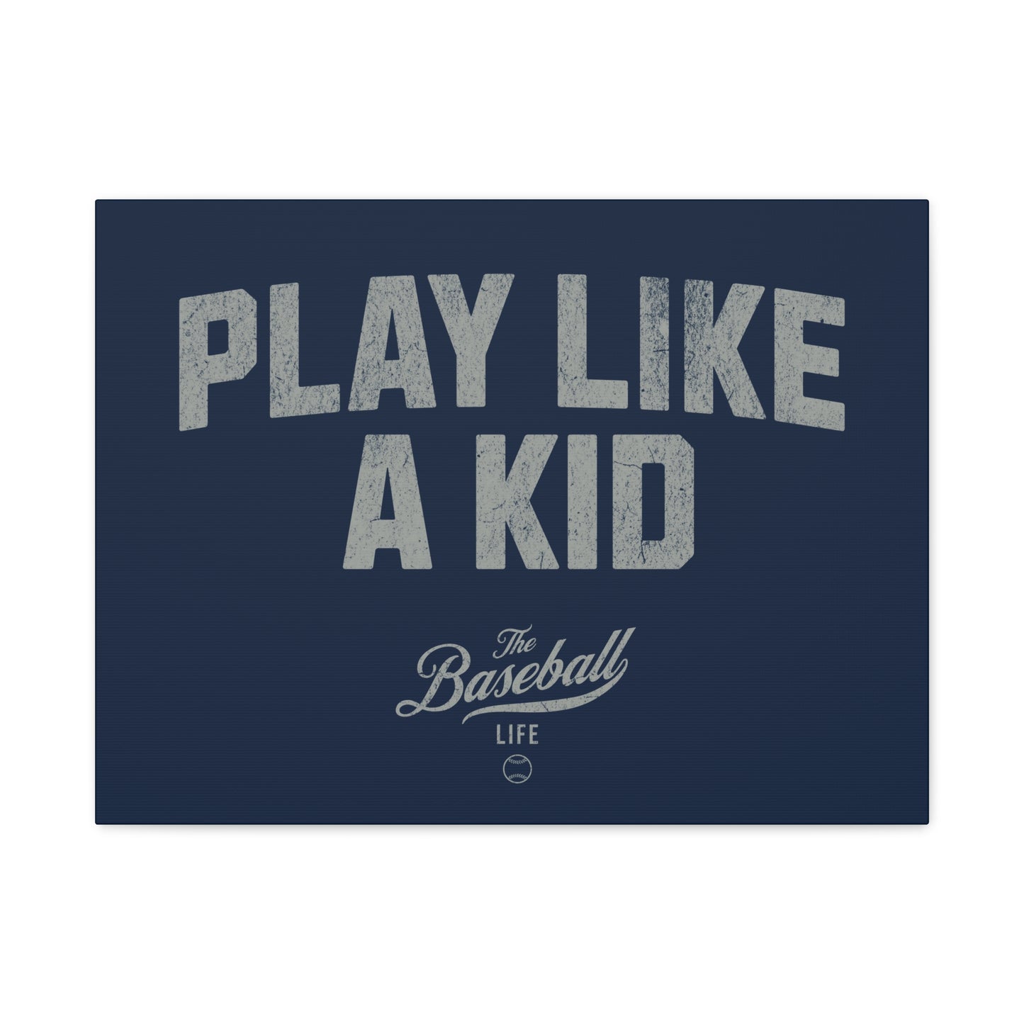 Play Like A Kid Wall Art Canvas_Navy