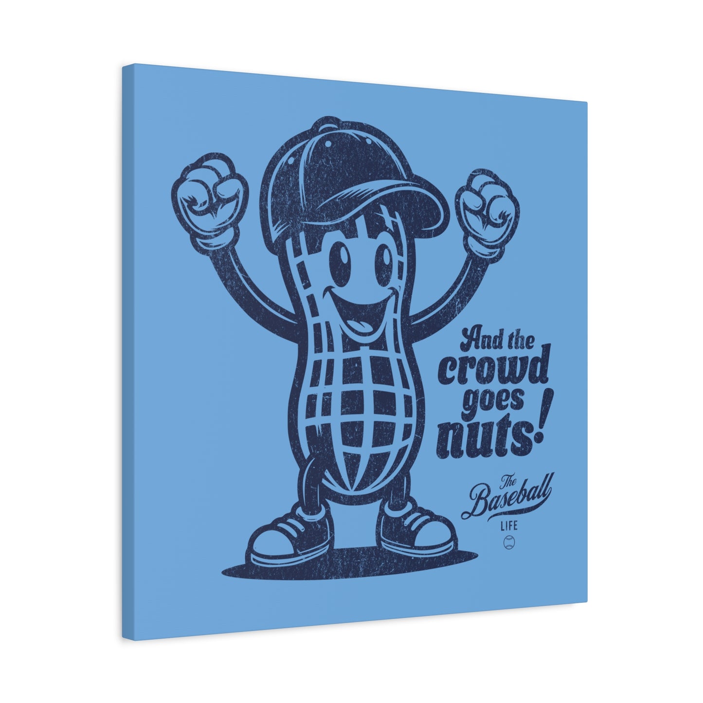 Crowd Goes Nuts Wall Art Canvas_Carolina Blue