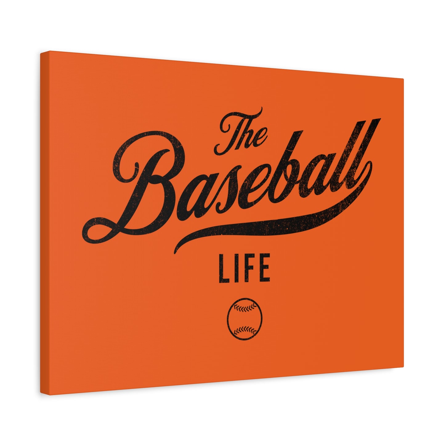 Wall Art Canvas_Orange w Black