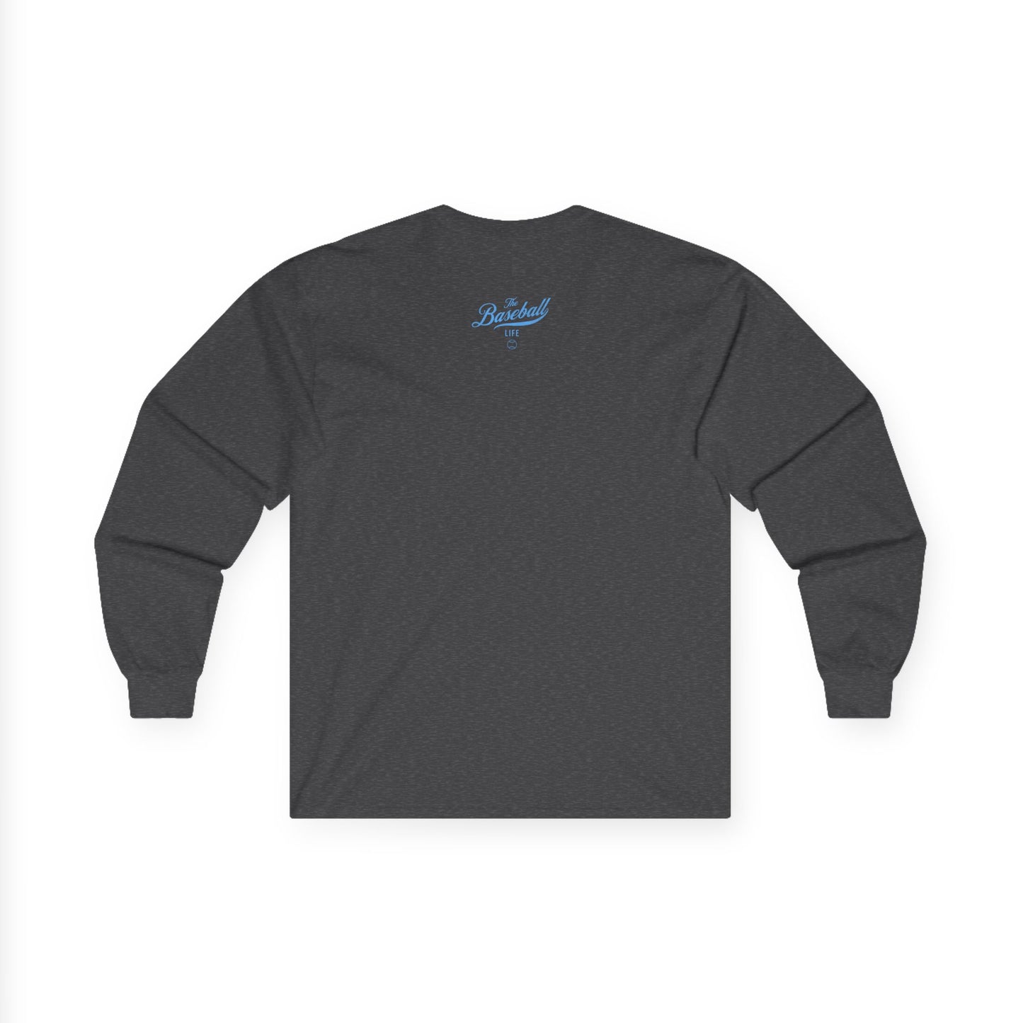The Baseball Life Long Sleeve T-Shirt_Carolina Blue Print